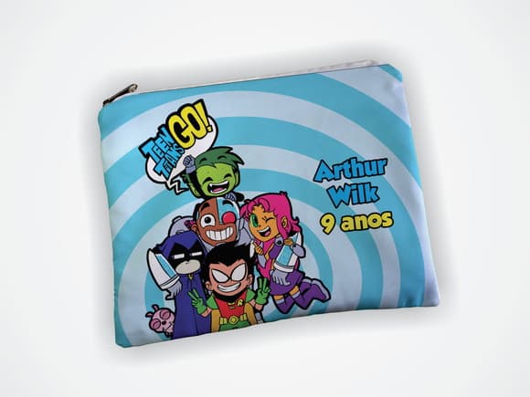 Necessaire Personalizada Jovens Titãs