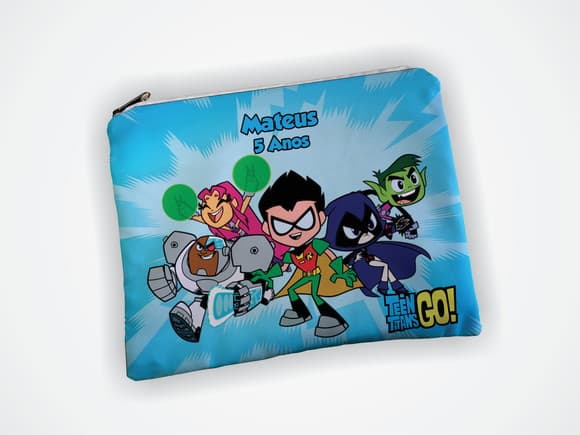 Necessaire Personalizada Jovens Titãs