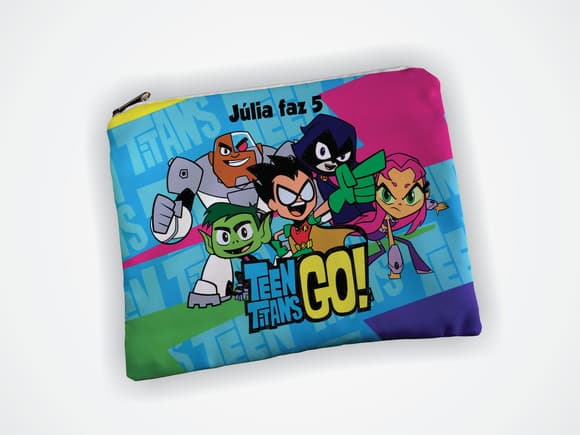 Necessaire Personalizada Jovens Titãs