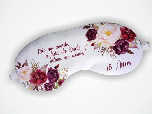 Mascara Dormir Personalizada 15 Anos