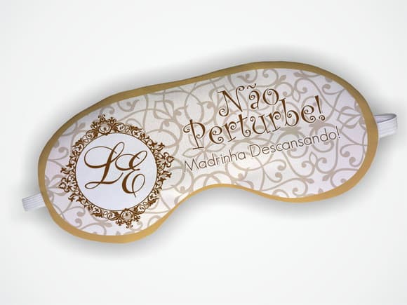 Mascara Dormir Personalizada Casamento
