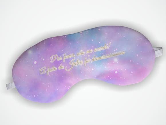 Mascara Dormir Personalizada Galaxia