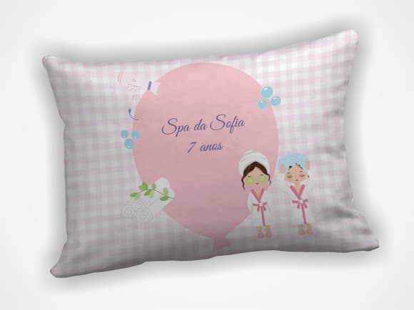 Almofada 18x28cm Personalizada Spa