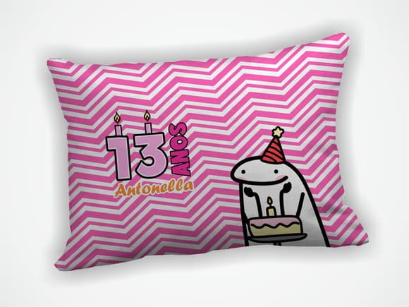Almofada 18x28cm Personalizada Flork