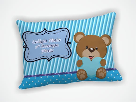 Almofada 18x28cm Personalizada Ursinho