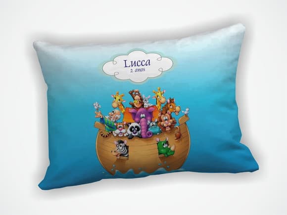 Almofada 18x28cm Personalizada Arca de Noé