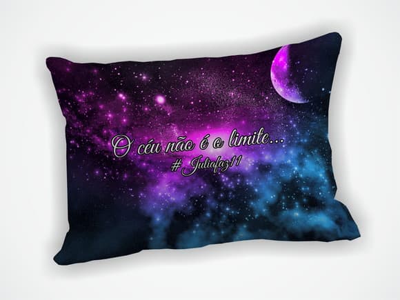 Almofada 18x28cm Personalizada Galáxia