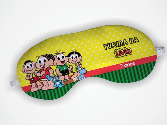 Mascara Dormir Turma da Monica