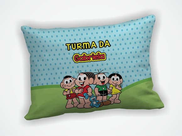 Almofada 18x28cm Personalizada Turma da Monica