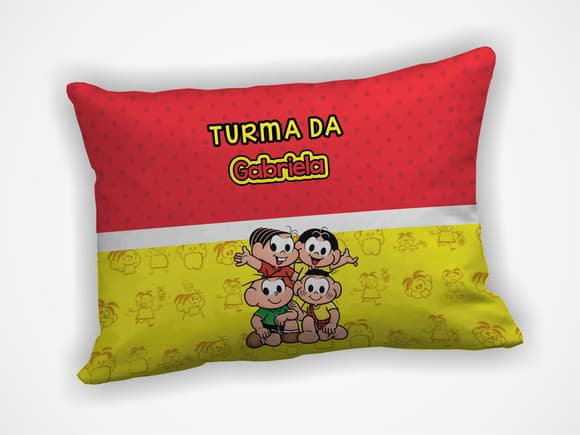 Almofada 18x28cm Personalizada Turma da Monica