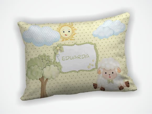 Almofada 18x28cm Personalizada Ovelha