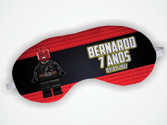 Mascara Dormir Personalizada Lego