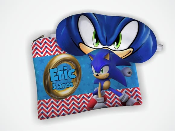 Kit Necessaire + Mascara de Dormir Sonic