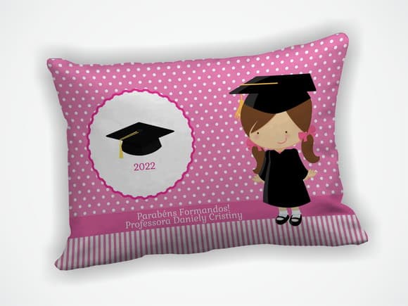 Almofada 18x28cm Personalizada Formatura Infantil