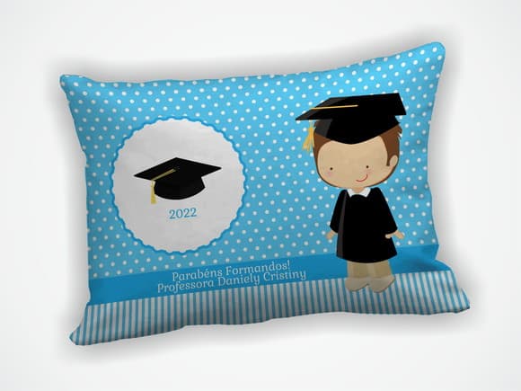 Almofada 18x28cm Personalizada Formatura Infantil
