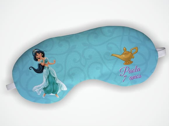 Máscara Dormir Personalizada Princesa Jasmine