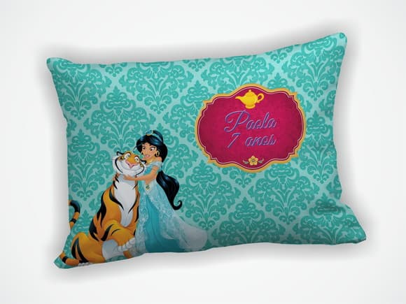 Almofada 18x28cm Personalizada Princesa Jasmine