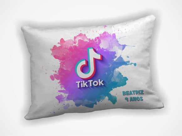 Almofada 18x28cm Personalizada Tiktok