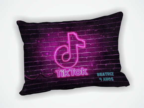 Almofada 18x28cm Personalizada Tiktok