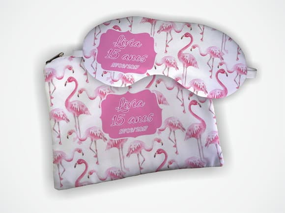 Kit Necessaire + Mascara Flamingo