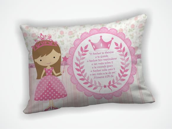 Almofada 18x28cmpersonalizada Princesa