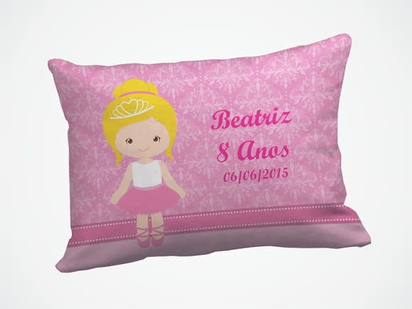 Almofada 18x28cm Personalizada Bailarina