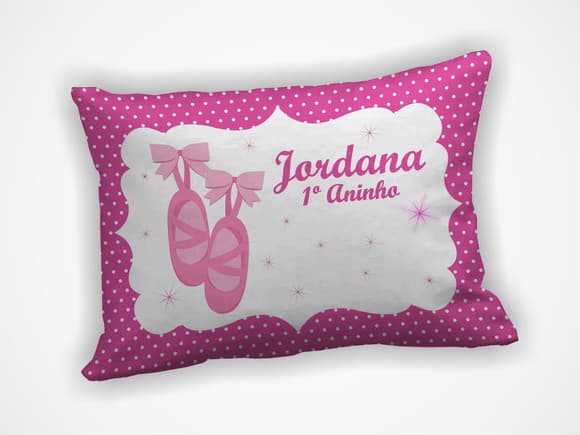Almofada 18x28cm Personalizada Bailarina