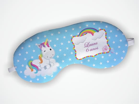 Mascara Dormir Personalizada Unicornio
