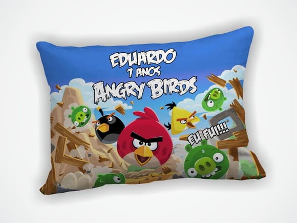 Almofada 18x28cm Personalizada Angry