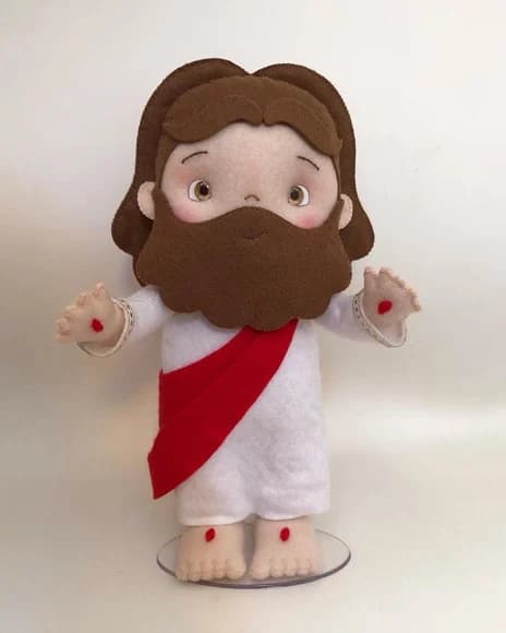 Jesus Ressuscitado em Feltro