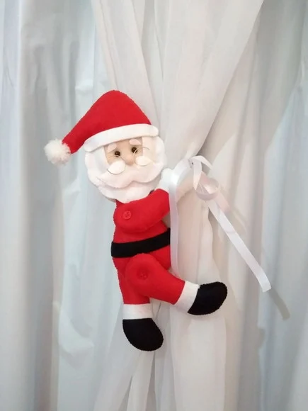 Prendedor de Cortina Papai Noel