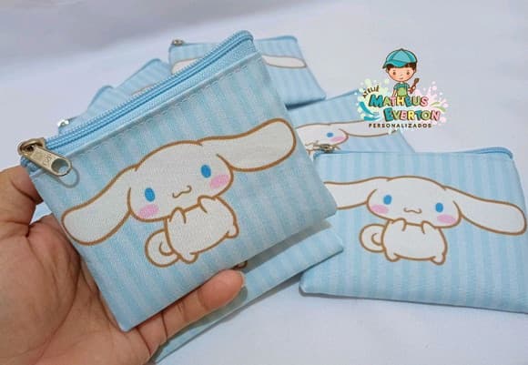 30 Porta Moedas Cinnamoroll Tamanho: 10x12cm