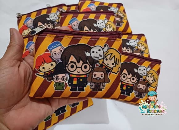 45 Porta Moedas Personalizado Harry Potter