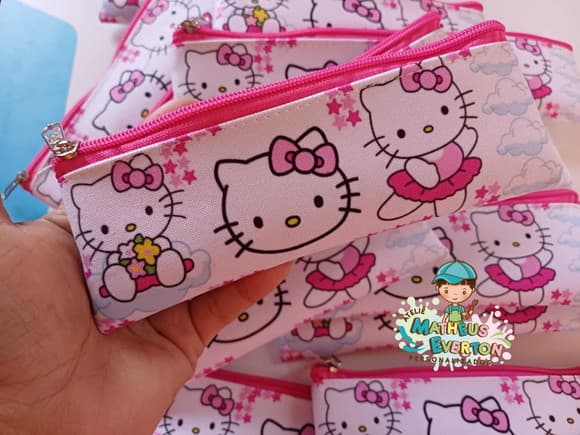 Estojo Slim Personalizado Hello Kitty Tam: 19x7