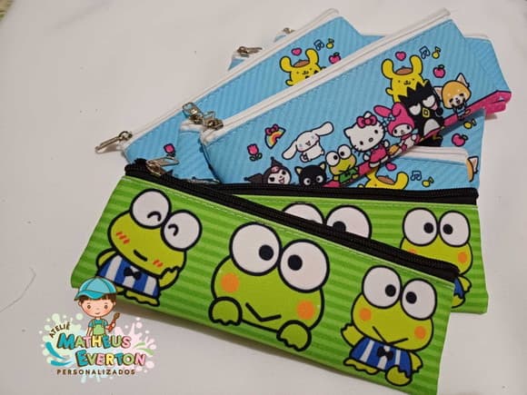 Estojo Slim Personalizado Hello Kitty Tam: 19x7