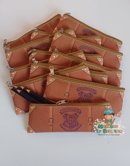 Estojo Slim Personalizado Harry Potter Tam: 19x7