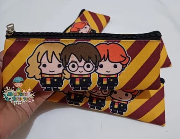 Estojo Slim Personalizado Harry Potter Tam: 19x7