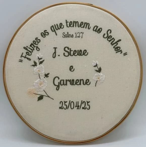 Bastidor Casamento 25cm