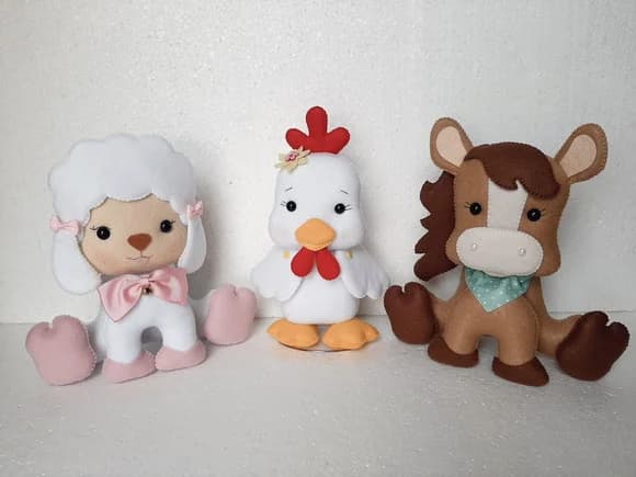 Fazendinha em Feltro