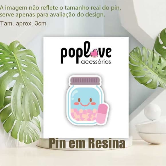 Pin - Frasco de Remédio - Coleção Saúde