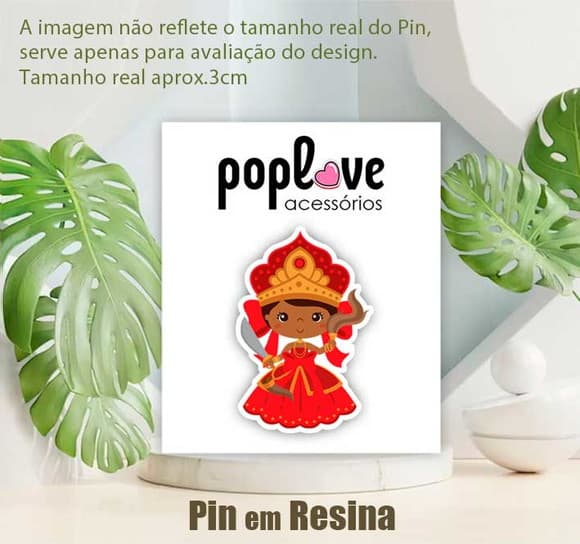 Pin Broche em Resina - Iansã Orixás