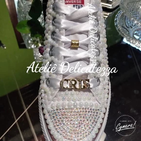 Tênis Customizado para Noivas e Debutantes com Nome
