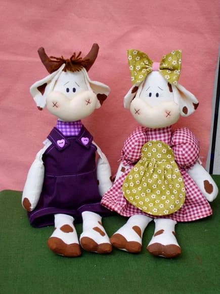 Casal Múuu - Coleção Fazendinha