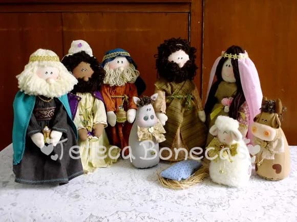 Presépio com Três Reis Magos