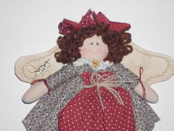 Boneca de Pano - Anjinha Carol