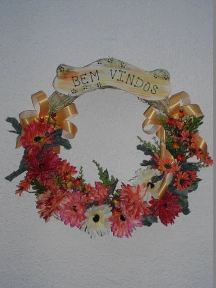 Guirlanda com Gérberas