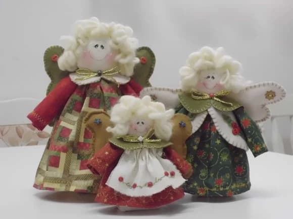 Trio de Anjos Natalinos