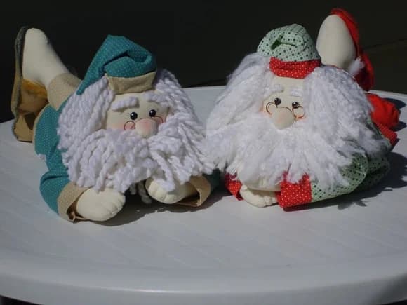 Boneca de Pano - Papai Noel de Pijama