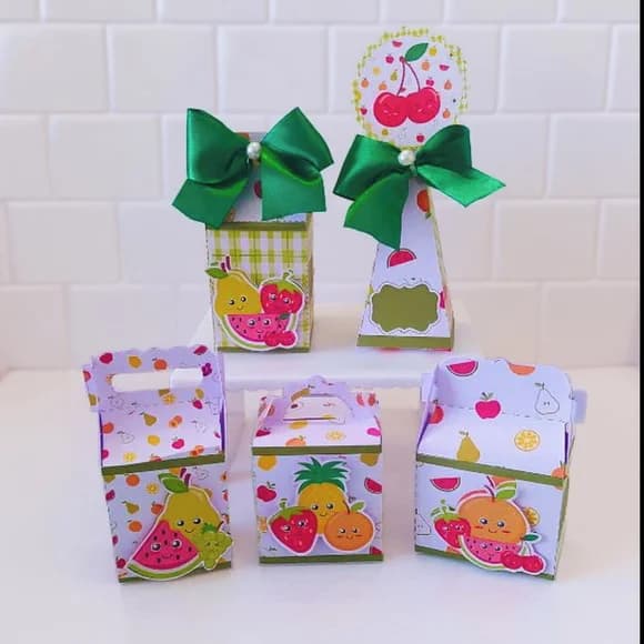 Kit Personalizados Quitandinha Frutinha 25 Peças Lembrancinh - foto 1