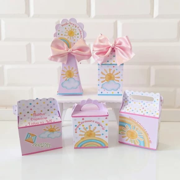 Kit Personalizados Primeira Volta ao Sol Menina 25 Peças - foto 1